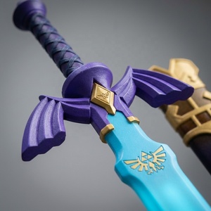 Épée de jouet en mousse PU The Legend of <span class=keywords><strong>Zelda</strong></span> Blue Blade, sûre, souple, légère, durable, accessoire de cosplay, arme de scène fantastique, personnalisable - Product Image 3