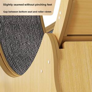 Juguete de ejercicio <span class=keywords><strong>para</strong></span> mascotas, moderno y respetuoso con el medio ambiente, tablero de alta fibra, rodillo silencioso <span class=keywords><strong>para</strong></span> Fitness, estera de terciopelo, marco de escalada de madera <span class=keywords><strong>para</strong></span> <span class=keywords><strong>perros</strong></span> y gatos - Product Image 3