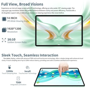 2024 14inch Android 15 GMS <span class=keywords><strong>Tablet</strong></span> <span class=keywords><strong>PC</strong></span>, Octa lõi <span class=keywords><strong>Wifi</strong></span> chỉ <span class=keywords><strong>Tablet</strong></span> <span class=keywords><strong>PC</strong></span> với 8000mAh pin, kép Loa kỹ thuật số và FM được xây dựng trong - Product Image 5