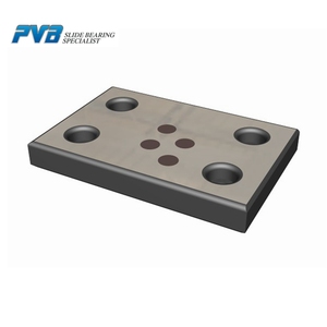 SLC Đồng oilless trượt hợp kim đồng hướng dẫn đường ray 42CRMO <span class=keywords><strong>GB</strong></span> hrmdb Graphite gắn tấm thép - Product Image 1