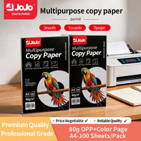 Papel Multifuncional A4 de 80g para Impresoras de Inyección de Tinta y Láser, Ideal para la Oficina Diaria e Impresión de Documentos