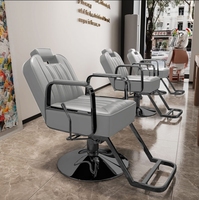 Fauteuil de Coiffure Haut de Gamme pour Salon Équipement de Barbier Relevable Chaise Longue Esthétique pour Shampooing, Coupe, Permanente et Coloration