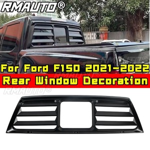 Car Rear <b>Window</b> Trim Modification Part For Ford F150 New Raptor 2021-2022 Rear <b>Vent</b> <b>Window</b> Trim Cover Car Accessories - Product Image 2