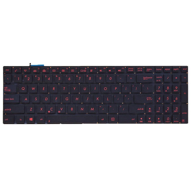 Keyboard for Asus N550/J/X/JV/JK G550J Q550 N750/J/JV/G Laptop Keyboard Notebook Keyboard with Backlit for Asus Laptop