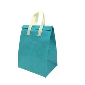 Sac isotherme pliable de haute qualité en tissu non tissé, avec poignée, pour la livraison de nourriture, les plats à emporter en plein air, le vin, les gâteaux - Product Image 6