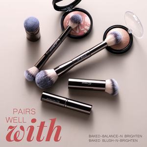 مجموعة فرش مكياج فاخرة من BS-MALL تضم 20 قطعة متعددة الوظائف مع حامل وحقيبة - Product Image 4