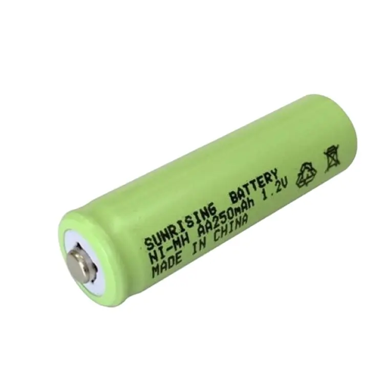 Good Quality 1.2v Nimh 250mah For Aa Battery With Competitive Price
