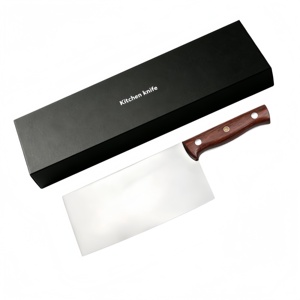 Hot Sale Chinese Cleaver 7CR17MOV Mirror-finished integrated <b>knife</b> Not for <b>Bone</b> Chopping For Meat Vegetable Slicing DIY ODM OEM - Product Image 2