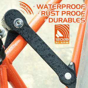 Accessoires HANEX Antivol Sécurité Moto Scooter Vélo Pliable Verrouillage Pliable <span class=keywords><strong>Alarme</strong></span> 120db - Product Image 6