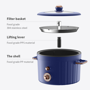 Poêle à cuire électrique pour aliments chauds chauffe-plaques et <span class=keywords><strong>plaque</strong></span> chauffante pour la friture Mini ébullition <span class=keywords><strong>de</strong></span> l'eau nouilles mijoteuse à vapeur pratique marmite <span class=keywords><strong>de</strong></span> <span class=keywords><strong>cuisson</strong></span> - Product Image 5