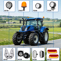 Phare LED multifonction super lumineux pour New Holland T7030 T7040 T7050, phare LED 100W
