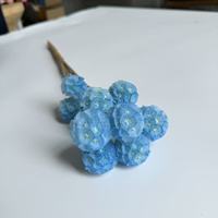 Gereduceerde prijs Natuurlijke Enkelstammige Scabiosa Gedroogde Windmolenbloem Esthetisch Bloemdecoratie voor Feest Huisdecoratie