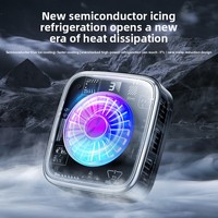 Refroidisseur de téléphone à affichage numérique en mode glace, à clip magnétique, avec dissipateur thermique semi-conducteur pour le gaming – Vente en gros