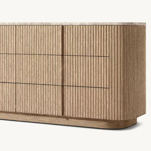 ソリッドウッドサイドボード、北欧ミニマリスト収納キャビネット、レトロな壁に取り付けられた床立てキャビネット、ライトラグジュアリーベッドサイドテーブル - Product Image 5