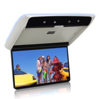 Écran de voiture GTRONX 14 pouces FHD IPS, moniteur de plafond rabattable pour bus, Android 1920*1080, entrée CVBS, TV de voiture, stéréo TFT, téléviseur intelligent pour toit