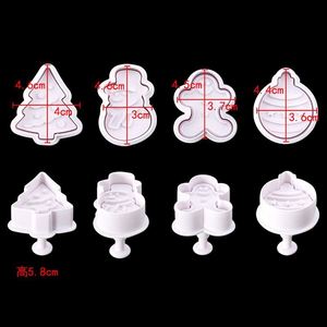 Emporte-pièces en plastique personnalisés de qualité alimentaire pour la pâtisserie de Noël, ensembles de découpeurs de biscuits DIY pour la maison, la pâte à modeler faite main, pour enfants, utilisation ludique, OEM/ODM - Product Image 2