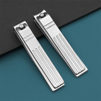 WELLFLYER Coupe-ongles en acier inoxydable NC-312 Outils de manucure en gros Ciseaux à ongles Logo personnalisable Outils de soins à domicile durables