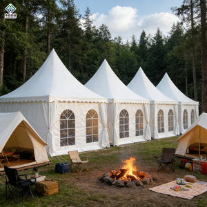 Tente de réception en PVC de haute qualité pour événements, mariages, salons professionnels, pagode extérieure, <span class=keywords><strong>barnum</strong></span>, tente de mariage, 3x3m, 4x4m, 5x5m - Product Image 2