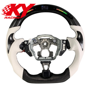 Volante Deportivo Personalizado de Fibra de Carbono con LED e Indicador de RPM para Nissan 370Z 350Z FX35 FX45 GTR R35 Z34 370ZF Infiniti G35 FX35 QX70 - Product Image 1
