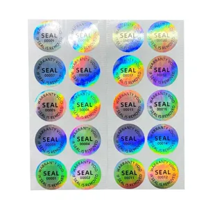Printing Colorful Custom Hologram Holographic Sticker For Promotion
