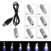Minifuente de luz LED para luz de fibra óptica, 5V, USB, 1,5 W
