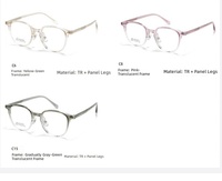 Monture de lunettes optiques TR90 avec branches en acétate, monture intégrale écaille de tortue pour hommes et femmes, personnalisable OEM