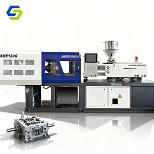 Machine de moulage par injection de silicone liquide horizontale automatique GS 120 tonnes, pompe à engrenages PLC, moteur - pour biberons, produits médicaux - Product Image 1