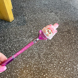 Stylo bille créatif mignon en forme de sablier, papeterie pour étudiants, rentrée scolaire, fin de semestre, prix promotionnels, cadeaux, plastique - Product Image 3