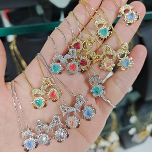 Collar Chapado en Oro de 18K para Niños y Niñas, Joyería de Moda Infantil al por Mayor - Product Image 2