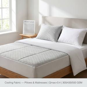 Tela de punto jacquard transpirable y ecológica de 430 g/m² con tacto fresco, peso medio, patrón <span class=keywords><strong>PRIM</strong></span>, para el hogar - Product Image 4