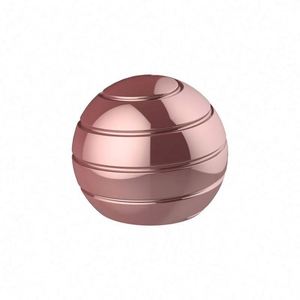 Jouet de bureau cinétique à illusion optique en alliage d'aluminium, balle tournante anti-stress Toysrunner HZ0708 certifié ASTM/EN71 - Product Image 5