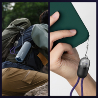 Organisateur de câbles portable SIKAI, étui de rangement pour câbles USB C courts avec fermeture à vis, cordon pour accessoires de voyage EDC