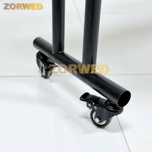 Venta al por mayor de muebles de oficina comercial moderno personalizado plegable <span class=keywords><strong>Rectangular</strong></span> <span class=keywords><strong>IBM</strong></span> Mesa con ruedas para la sala de banquetes de conferencias usadas - Product Image 4