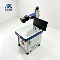 Machine de marquage laser à fibre pour surfaces courbes 3D, tête de scan Felltek, portique CNC, refroidissement par air
