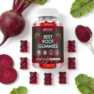 Complément alimentaire en gommes pour adultes, extrait de betterave de qualité alimentaire OEM, 500 mg de protéines, pour la santé cardiaque, femmes et hommes - Product Image 2