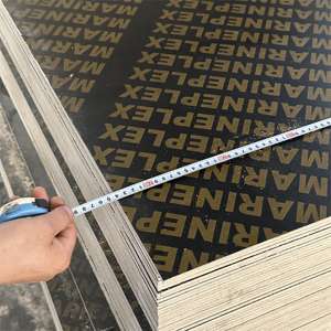 13 <span class=keywords><strong>Ply</strong></span> <span class=keywords><strong>Phenolic</strong></span> 18mm 7 <span class=keywords><strong>Ply</strong></span> 9 <span class=keywords><strong>Ply</strong></span> Wbp lem Film menghadapi kayu lapis Formwork hitam laut 1220x2440mm Triplay kayu lapis untuk konstruksi - Product Image 4