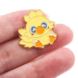 Groothandel Game <span class=keywords><strong>Final</strong></span> <span class=keywords><strong>Fantasy</strong></span> Chocobo Metal Badge Broche Spelden Voor Fans Tas Rugzak Accessoire - Product Image 2