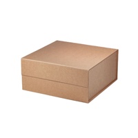 Nouvelle boîte cadeau pliable personnalisée en carton, gaufrage, carton gris recyclable, fermeture magnétique, design à rabat spécial pour vêtements et chaussettes