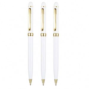 Premium Metal Ballpoint 1.0Mm Writing Width Custom Logo Promotional <b>Gift</b> Pen With Blue/Black Ink for Office Hotel Resort Use - Product Image 1