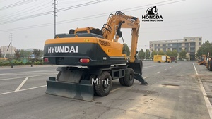 Excavadora de ruedas usadas Hyundai 210W-9 21ton Excavadora de ruedas hidráulica barata Corea Original 10 toneladas con buen rendimiento - Product Image 6