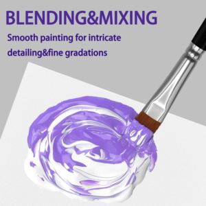 Bộ màu <span class=keywords><strong>acrylic</strong></span> tùy chỉnh 50 màu chất lượng cao Wenxuan bán buôn dành cho họa sĩ vẽ trên kính, vải, giấy - Product Image 4