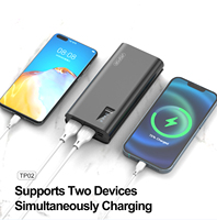 ASPOR TP01 Batterie externe 10000 mAh Chargeur de batterie Haute capacité Ultra mince Portable Mobile Batterie externe mince