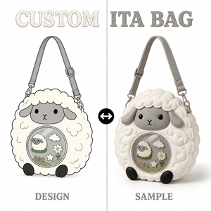 Sac Ita personnalisé en cuir PU avec sangle d'épaule réglable, fermoir mousqueton argenté, boucle coulissante et bord cousu, doublure premium - Product Image 1
