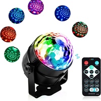 Projecteur de scène LED RGB à télécommande pour DJ, lumières de danse stroboscopiques, éclairage de fête activé par le son, laser disco, alimentation USB 5V/CA, usine OEM/ODM