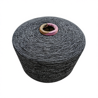 Fil à tricoter, à coudre, à broder et à crocheter en coton cardé 100% à extrémité ouverte Ne5s-21s, fil élastique haute ténacité, motif teint