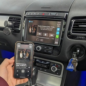 Azton phương tiện truyền thông người chơi Spotify iTunes âm thanh kỹ thuật số đài phát thanh podcast ứng dụng cho VW Touareg OEM Màn hình rns850 đài phát thanh Carplay nâng cấp - Product Image 3
