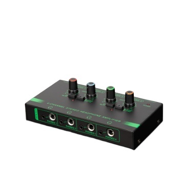 Hot EF-4 USB Guitar Balanced Headphones Sound Amplifiers 4 Channel Professional Headphone Amplifier for Tiktok