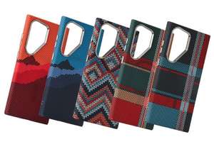 Funda Rígida Para Samsung S24 <span class=keywords><strong>S23</strong></span> Ultra, Ultradelgada Con Textura de Fibra de Carbono Kevlar, Carga Magnética Inalámbrica y Sensación al Tacto Como la Piel - Product Image 6