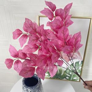 Artificial Rose And Grape Leaves Bouquet MGY 01 <b>Silk</b> <b>Flower</b> High Simulation Wedding Home Decor - Product Image 3