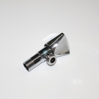 Vanne triangulaire à poignée en plastique en acier inoxydable Commutateur de chauffe-eau froid Vanne d'angle domestique